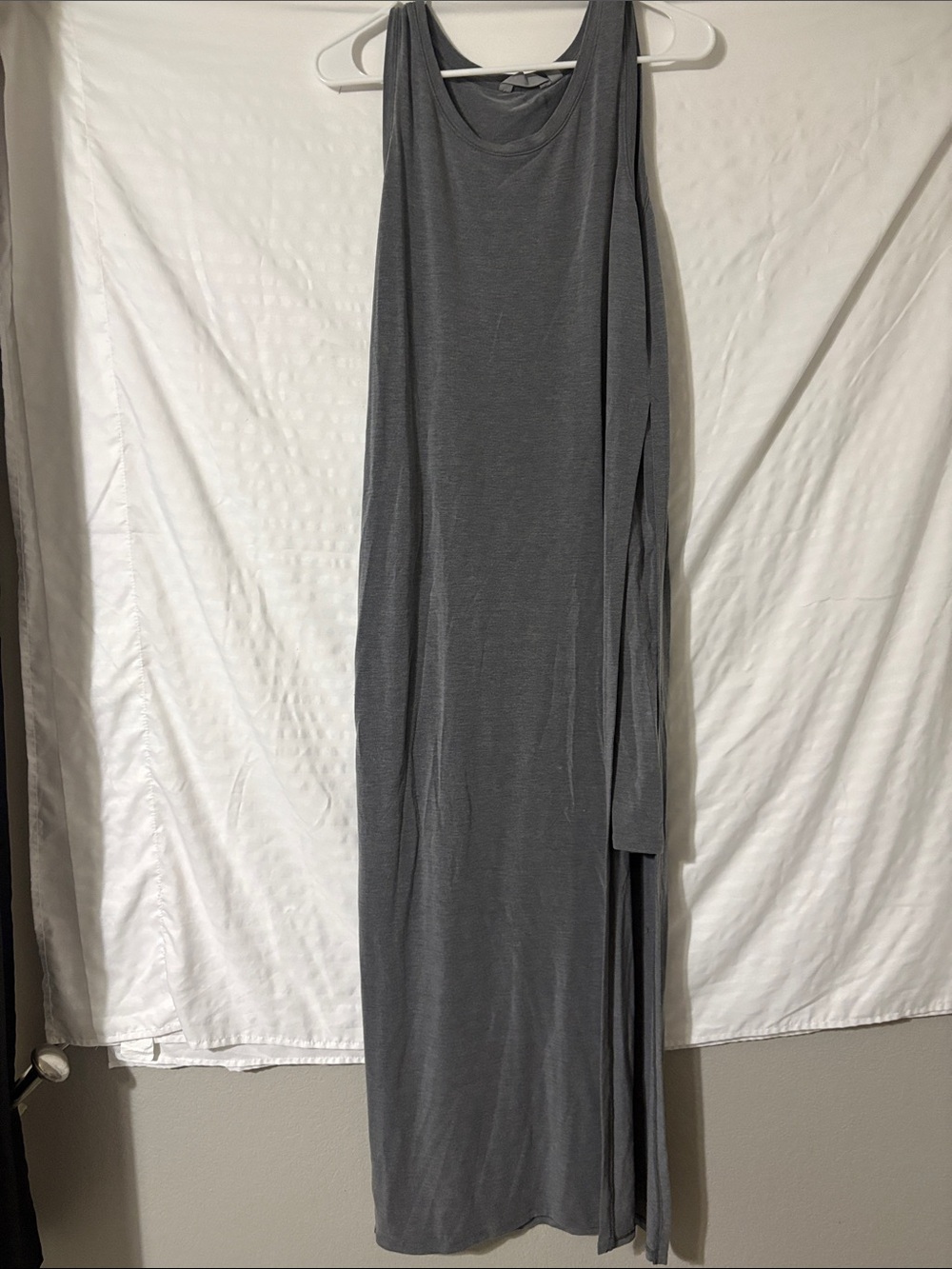 Athleta Slate Gray Sleeveless Maxi Dress